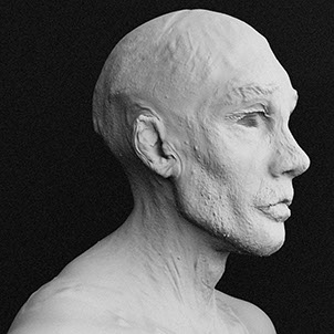 Experimental self portrait by Mehran Ahmadi